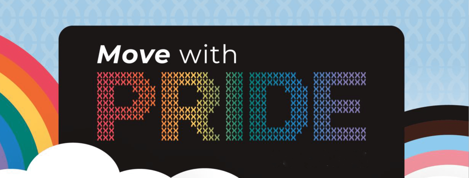 Colorful Move with Pride logo